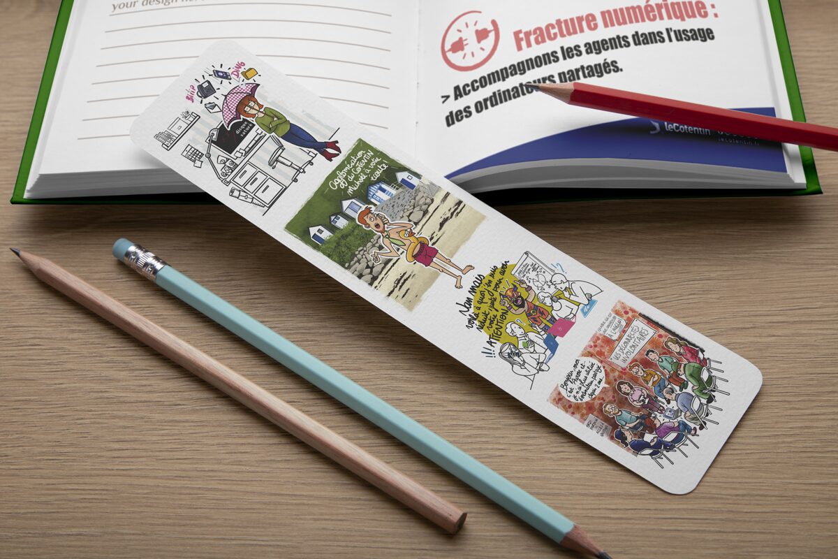 L'Embellie création graphique - Campagne de communication sur la déconnexion pour l'Agglo Cotentin