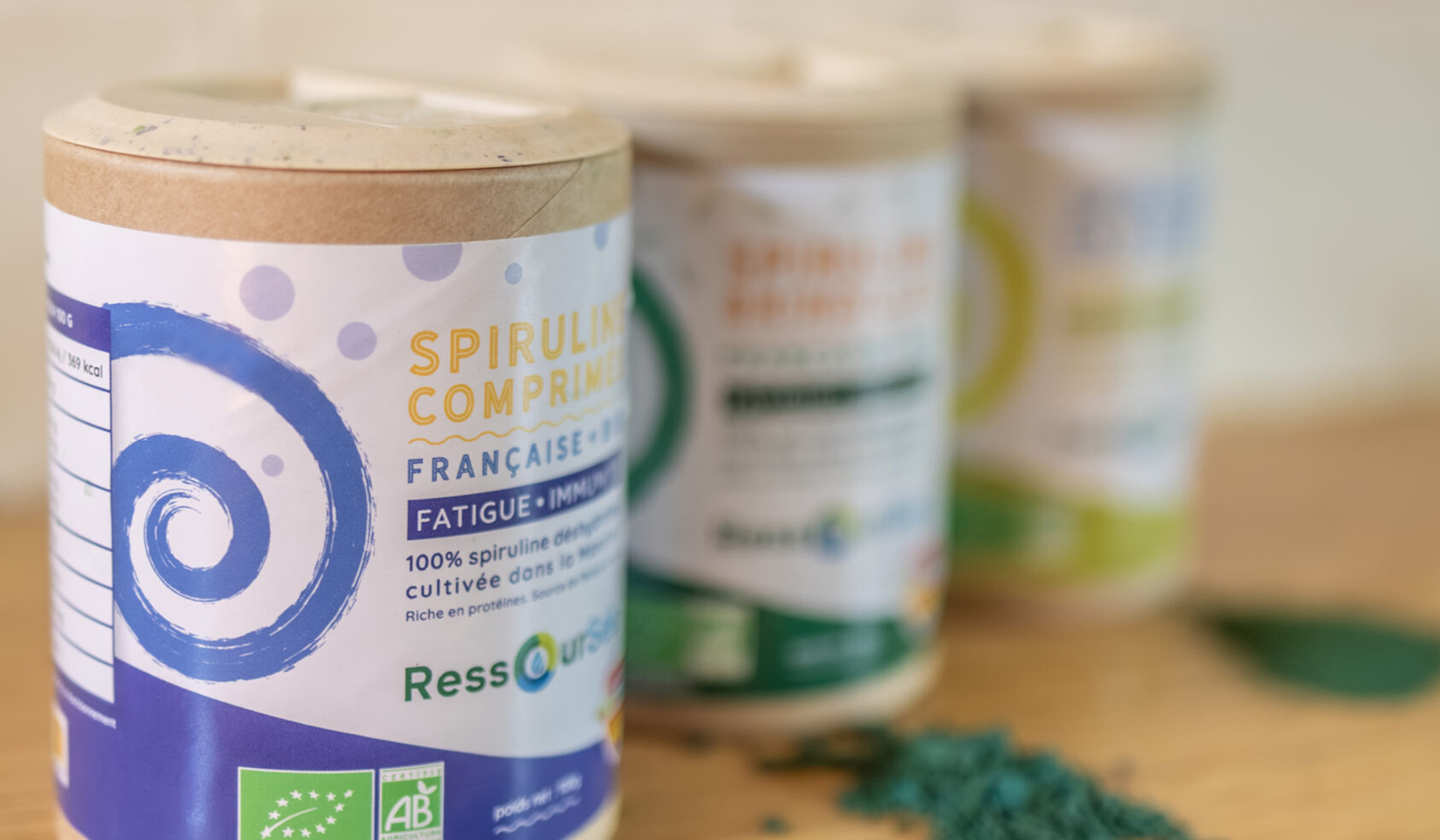 L'Embellie création graphique - refonte d'étiquettes pour RessourSée